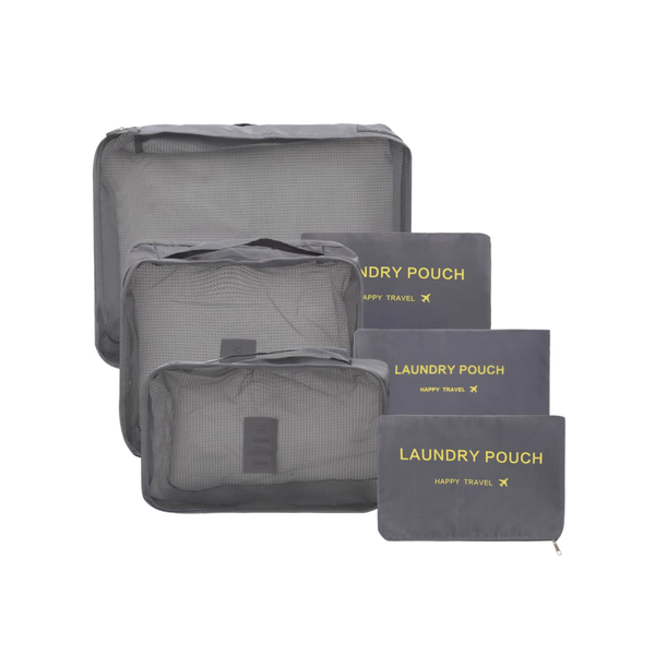 6 Piece Travel Organiser Set
