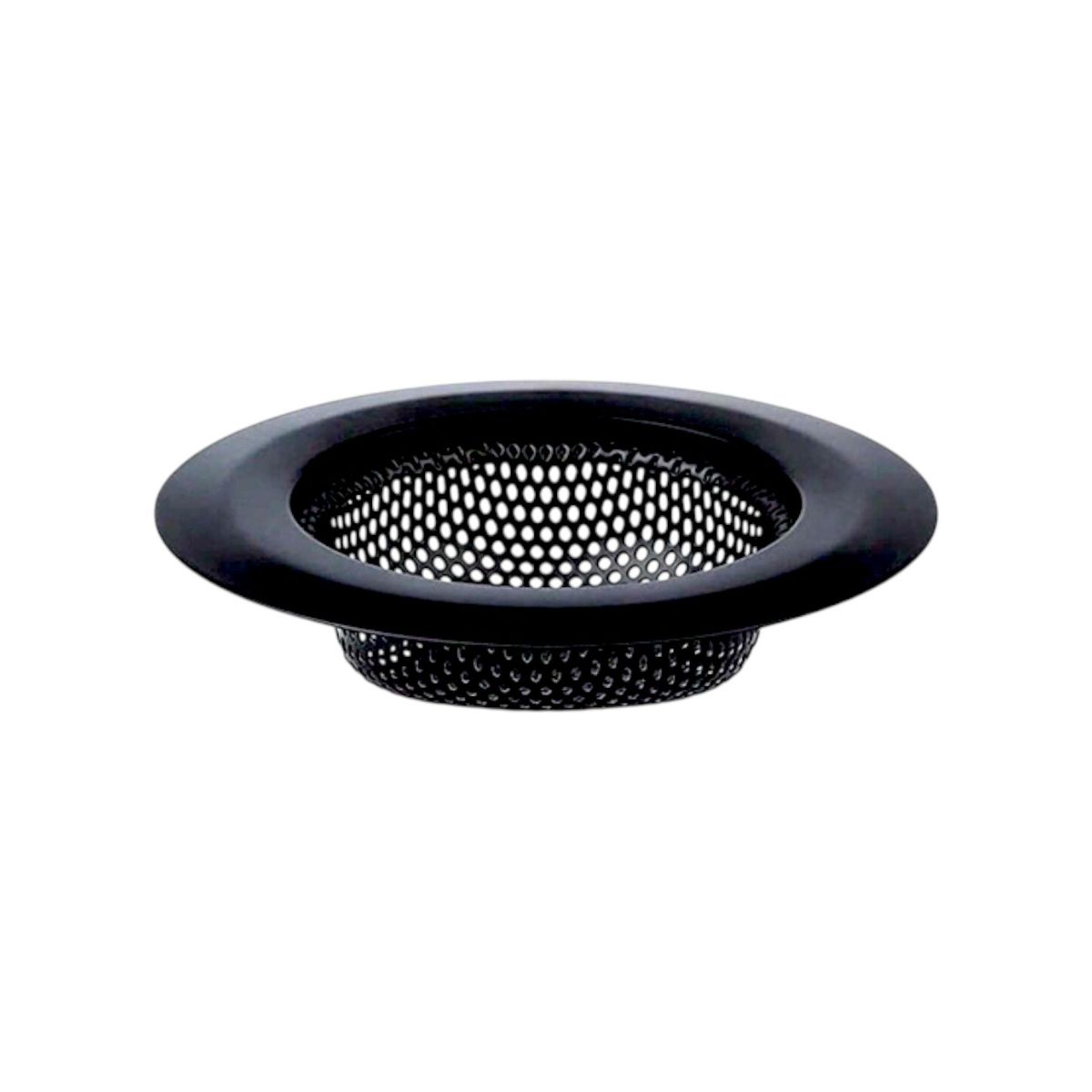 Anti-Clog Sink Drain Basket with Stopper Function - Black