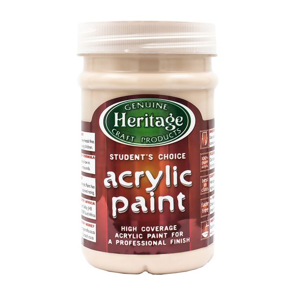 Heritage Pure Acrylic Paint 250ml - Flesh