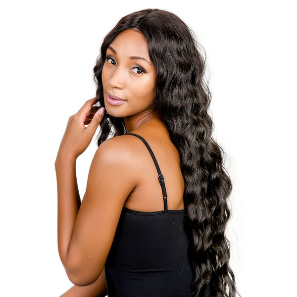 Ghana Long Size Beautiful Synthetic Hair Front Lace Wig HT.S.Gianna4#