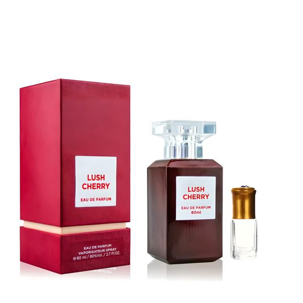 Lush Cherry Eau de Parfum - 80ml + Perfume Oil Gift