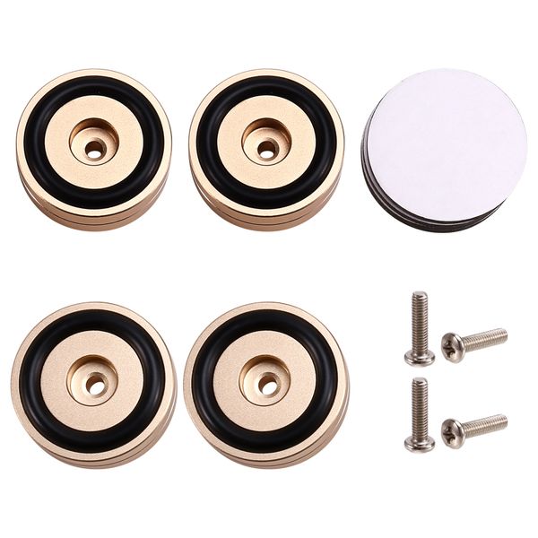 4PCS HiFi Turntable Isolation Feet Stand Speakers gold