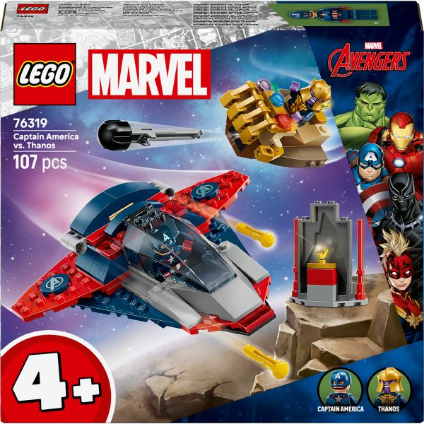 LEGO® Marvel Captain America vs. Thanos with 2 Minifigures 76319