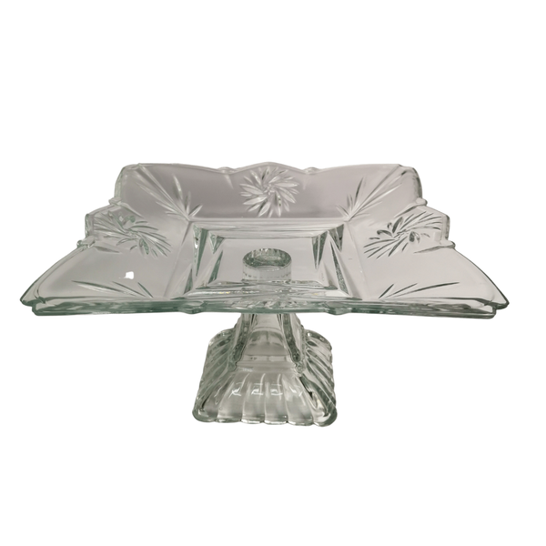 Tandis 1-Piece Stemmed Square Cake Stand