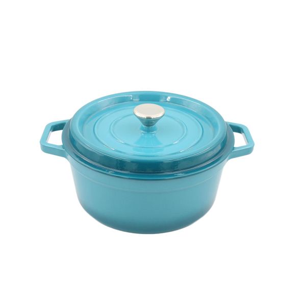 AIYI Cast Iron Enamel Cookware AY378-004 Blue 26cm