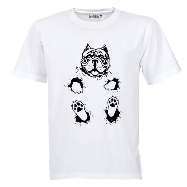 Sitting Pitbull - Adults - T-Shirt