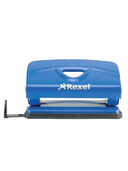 Rexel V210 2 Hole Metal 10 Sheet Punch - Blue