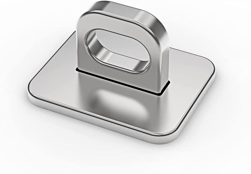 Maclocks Stainless Steel Security Laptop Cable Anchoring Unit - Silver