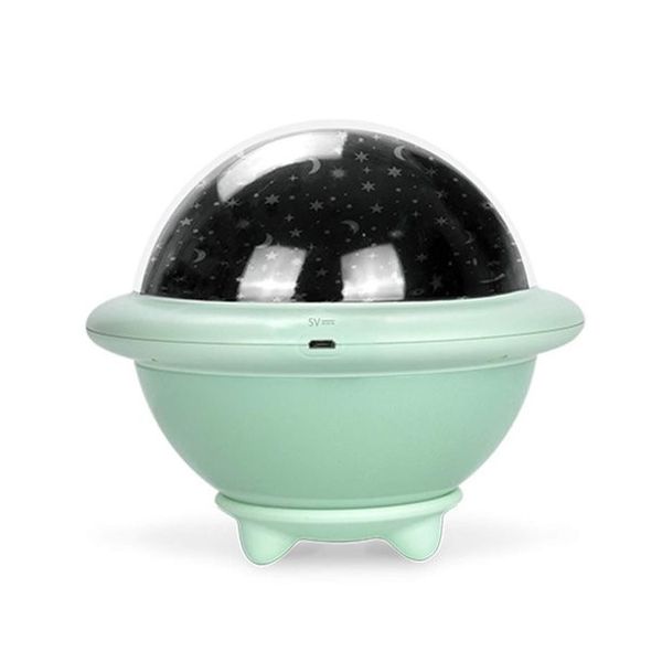 UFO Projection Night Light Lamp-Green