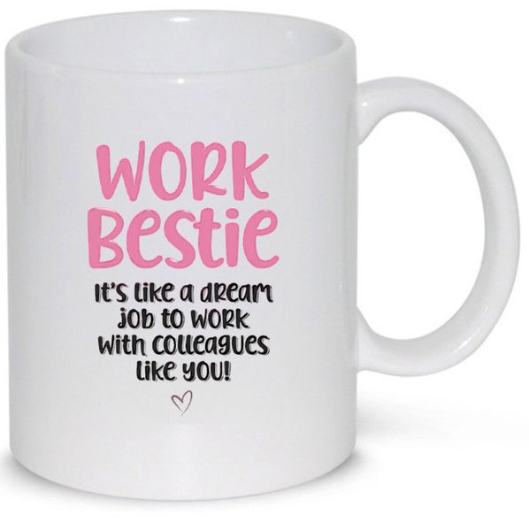 Work bestie it's like a dream v9 Pack Mug