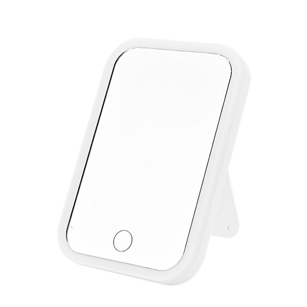 Rechargeable Travel Makeup Mirror,3 Color Lighting, Dimmable Touch Screen