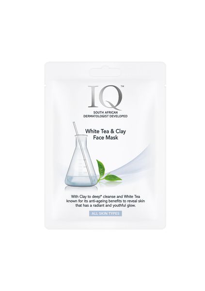 IQ White Tea &amp; Clay Face Mask - 15ml