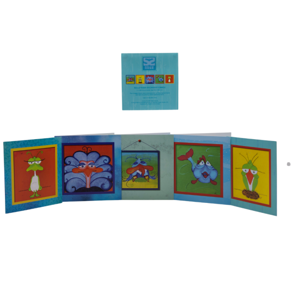Silly Sods Caricatures Blank Gift Cards - 5 Pack