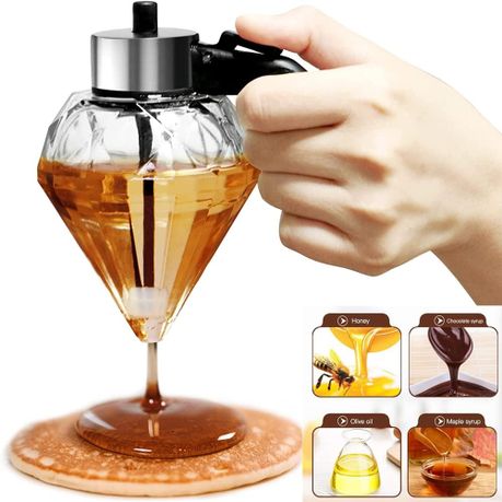Diamond Oil Pot, Glass Dispenser for Oil, Honey, Sauces, Syrups, Dressing, Shop Today. Get it Tomorrow!