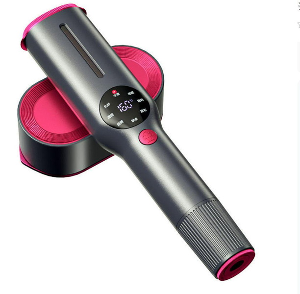 Portable travel clothes steamer with LED display, 7 modes, 5-second heating