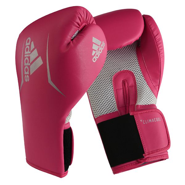 Adidas Speed 75 Boxing Gloves - Pink-White - 10 Oz