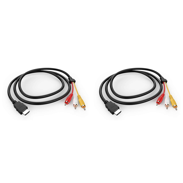 Hdmi-Compatible To Rca Cable For Tv Hdtv
