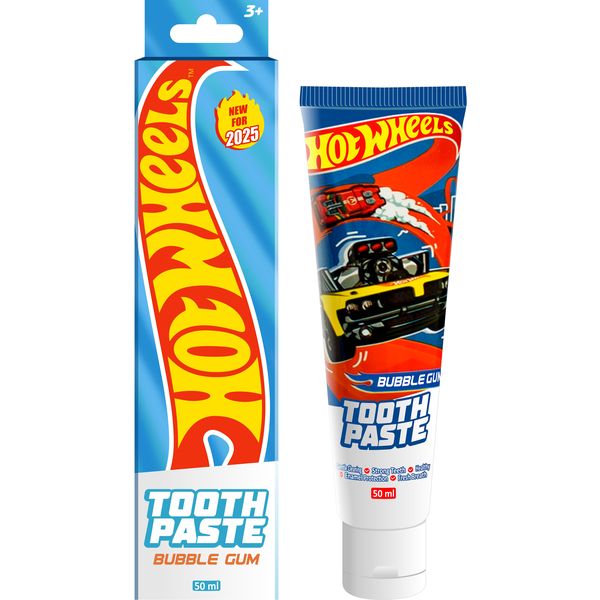 HOT WHEELS By Mattel Official Licensed Kids Toothpaste - Fun &amp; Protective