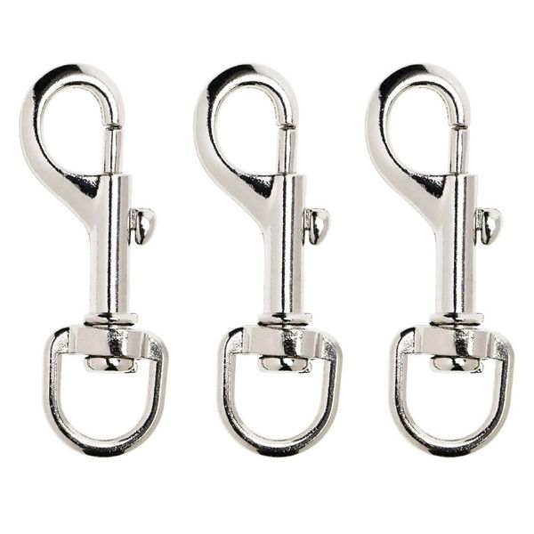Garden Tools Heavy Duty Snap Hook And Swivel Set of 3 Value Pack (19x80mm)