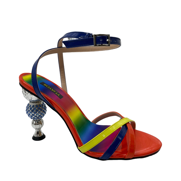 Royalty Multi-coloured 'Statement Heels' Sandals
