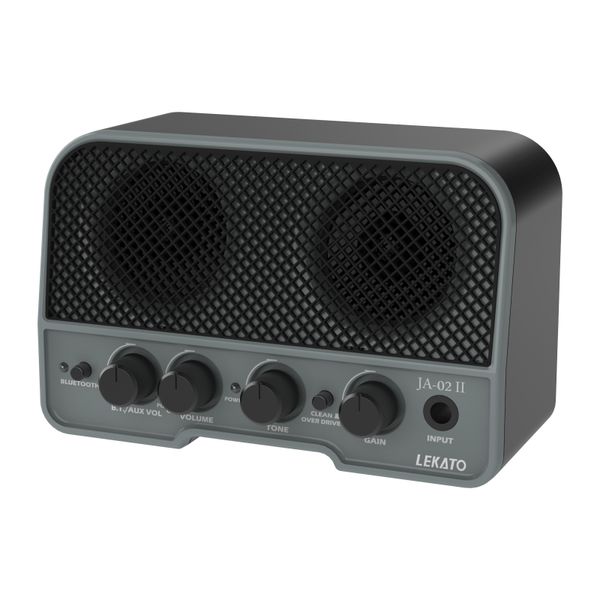LEKATO 5W Portable Guitar Amp Rechargeable Practice Electric Guitar Amp