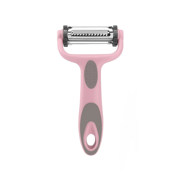 Serrated, Julienne Blade Peeler - Pink image