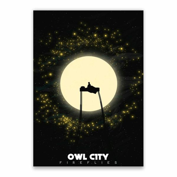 Owl City Fireflies Poster - A1