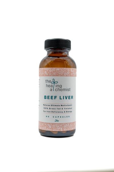 The Healing Alchemist - Grass-Fed Desiccated Liver Supplement - 120 Caps