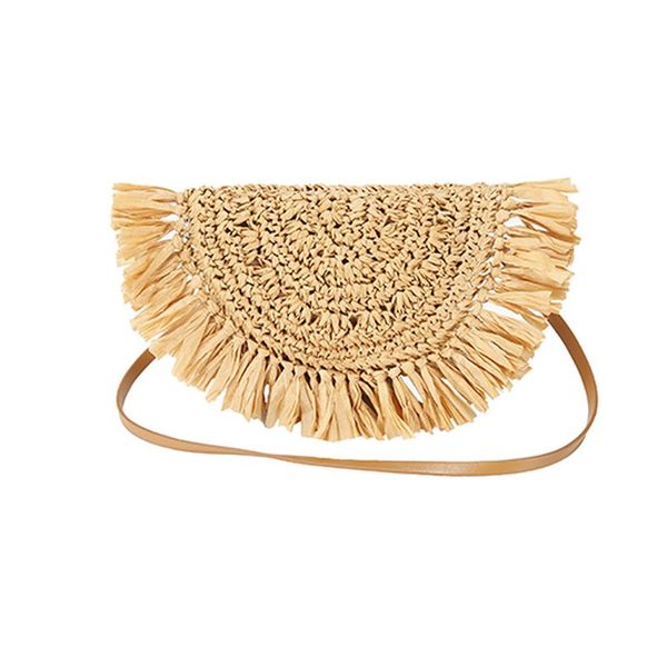 Crochet Cross Body Bag with Tassles