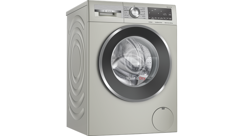 Bosch - 10/6Kg Washer Dryer 1400rpm -Serie 4 Silver Inox