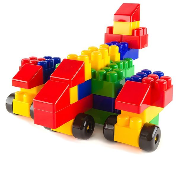 Stem Educational Building Blocks With Connectors For Wheels