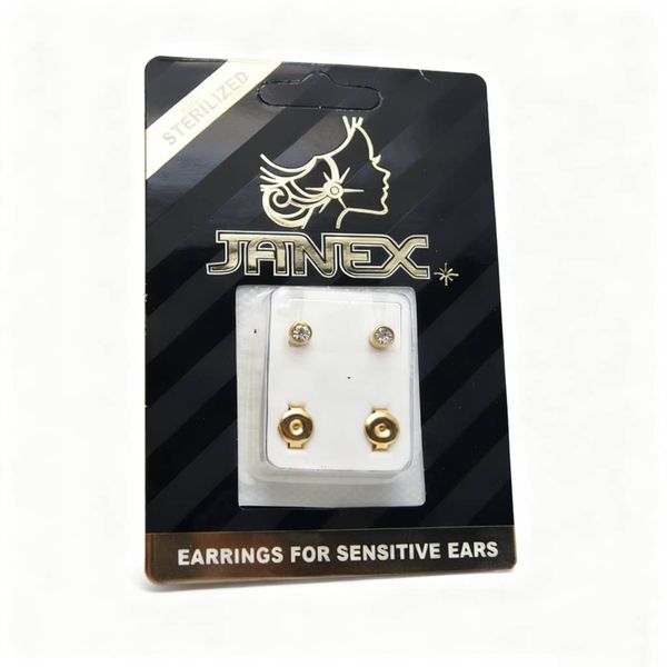 Tiny Kids' Gold Plated Stud Earrings FOR Little Sensitive Ears