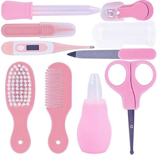 10 in 1 Baby Care Kit - Pink