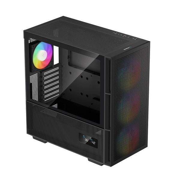DeepCool CH560BK Digital ATX W/TG+LCD+ARGB Fan-BK