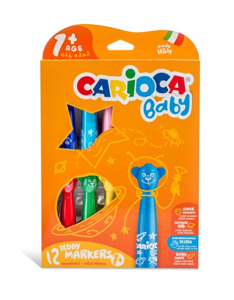 Carioca Teddy Felt Tip Pens