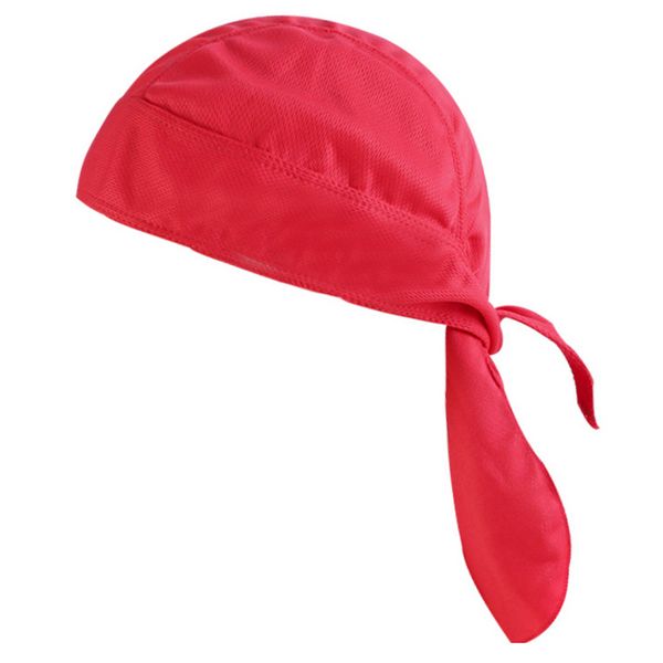 Quick Dry Head Scarf Pure Cycling Cap Summer Men Hood Headband White