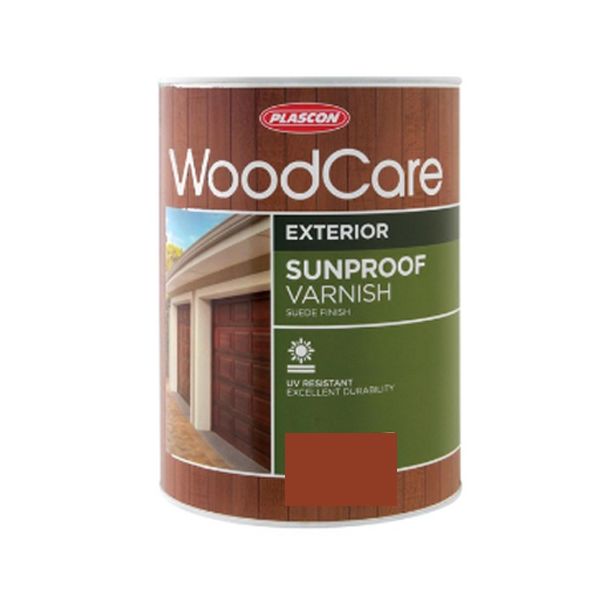 Plascon Woodcare Sunproof Suede Mahogany - 1 x 5L