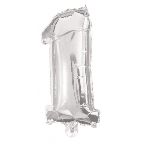 37 Inch Air-Helium Silver Foil Balloon 1