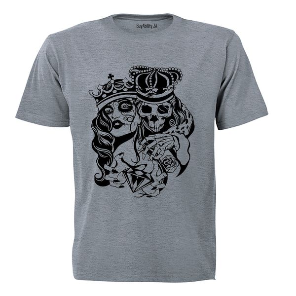 Skeleton Royalty - Halloween - Adults - T-Shirt
