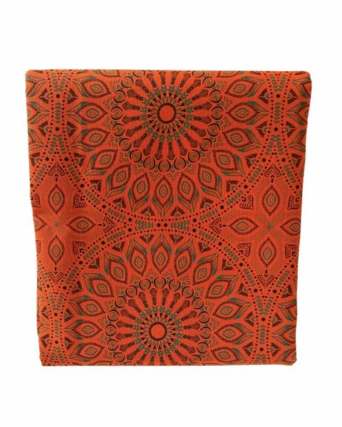 3 Cats Shwe Shwe Fabric Orange Flower