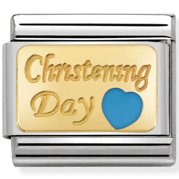 Nomination Christening Day Blue Charm
