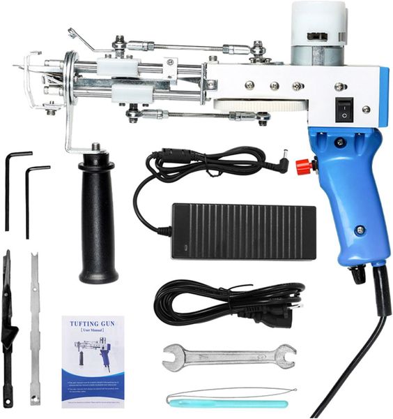 2 in 1 Tufting Gun Cut Pile/Loop Pile Carpet Tufting Kit Carpet Tufting Gun