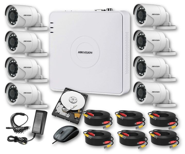 Hikvision Complete Set 8 Channel DIY CCTV Kit With 1TB