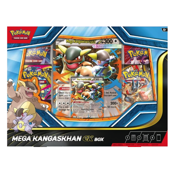 Pokemon TCG - Mega Kangaskhan Ex Box - 6 Piece Set