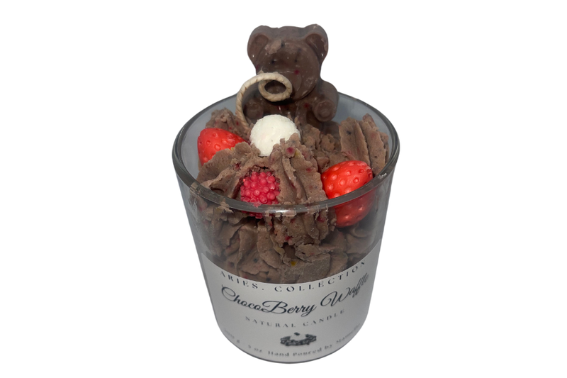 Chocoberry Candle - 100% Soy Wax Delight - 300g