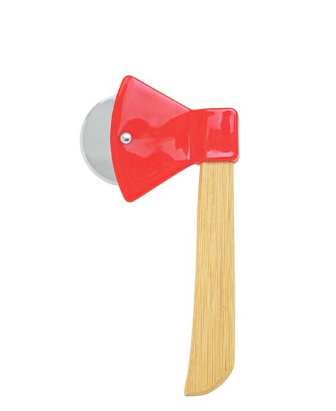 Excellent Houseware Bamboo Axe Pizza Cutter