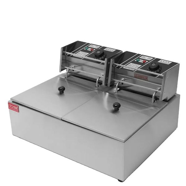 Double Electric Deep Fryer 6L