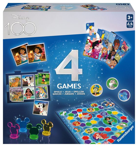 Ravensburger Disney100 4 In 1 Games Collection