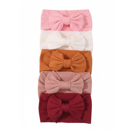 UGABUGA 5 Piece Baby Headbands with Bow Image