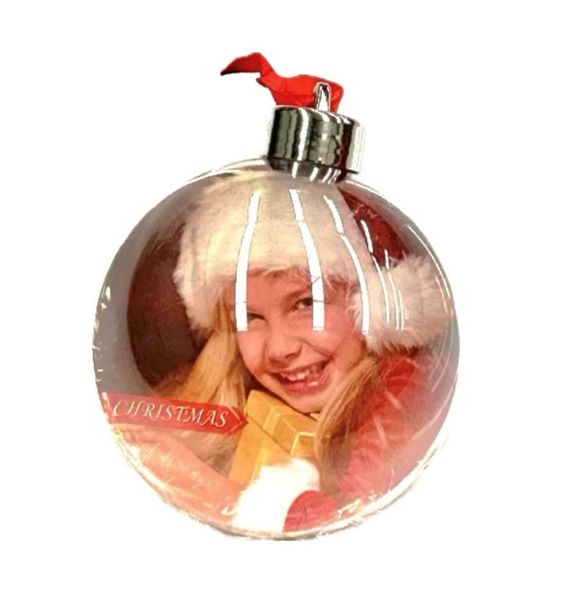 5Photo Hanging Clear Bauble